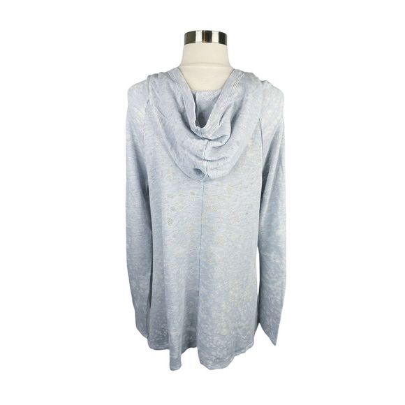 Maronie Oversized Lace-Up Pullover Hoodie - Size Medium - Picture 4 of 5